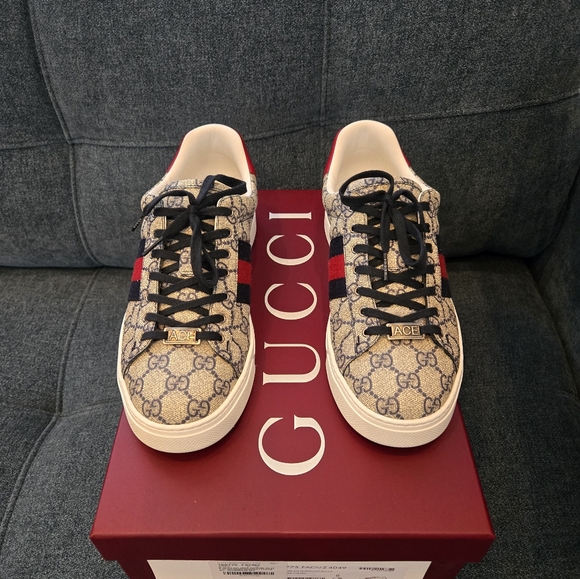 GUCCI ACE SUPREME SNEAKER - Picture 1 of 4